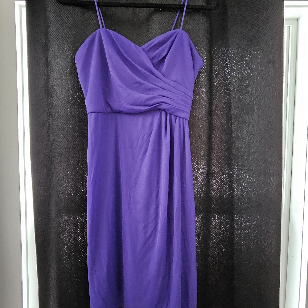 David's Bridal Bridesmaid Dress in Plum. Size 8/10.